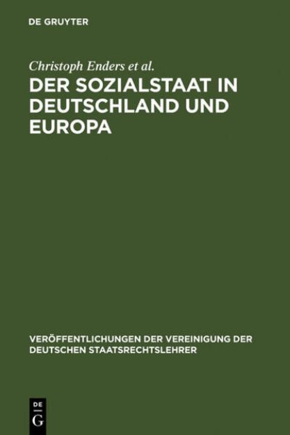 Bild zu Der Sozialstaat in Deutschland und Europa von Christoph Enders