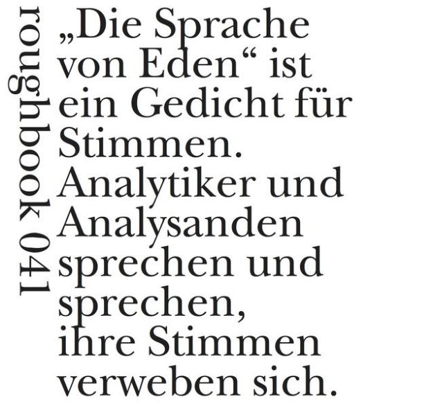 Bild von Die Sprache von Eden von Robert Kelly