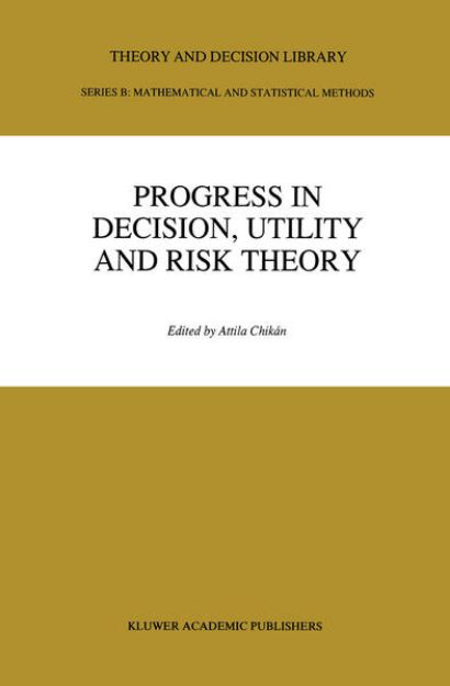 Bild von Progress In Decision, Utility And Risk Theory von Attila (Hrsg.) Chikán