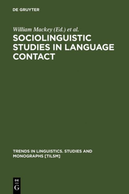 Bild von Sociolinguistic Studies in Language Contact von Jacob (Hrsg.) Ornstein