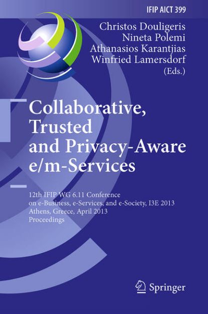 Bild von Collaborative, Trusted and Privacy-Aware e/m-Services von Christos (Hrsg.) Douligeris