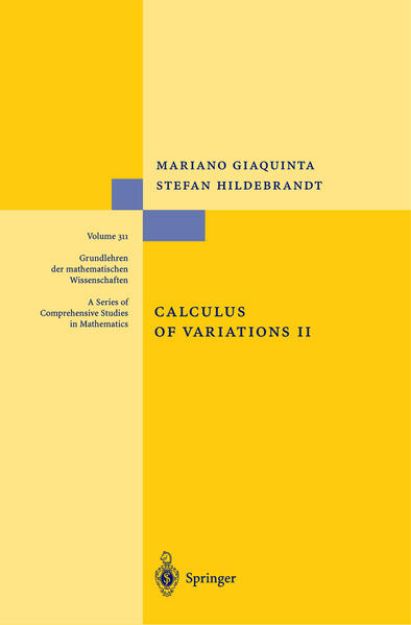 Bild von Calculus of Variations II von Stefan Hildebrandt