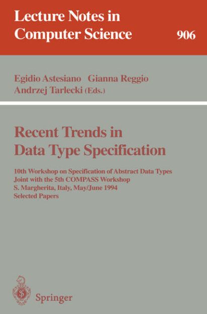 Bild von Recent Trends in Data Type Specification von Gianna (Hrsg.) Reggio