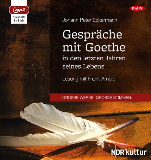 Bild zu Gespräche mit Goethe in den letzten Jahren seines Lebens von Johann Peter Eckermann