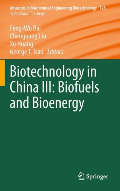 Bild von Biotechnology in China III: Biofuels and Bioenergy von Feng-Wu (Hrsg.) Bai