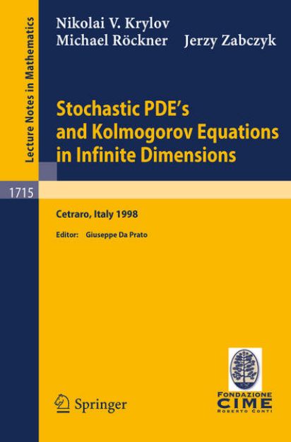 Bild von Stochastic PDE's and Kolmogorov Equations in Infinite Dimensions von N. V. Krylov