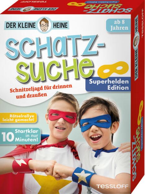 Bild von Der kleine Heine. Schatzsuche. Superhelden Edition. Schnitzeljagd für drinnen und draußen von presse service Stefan Heine