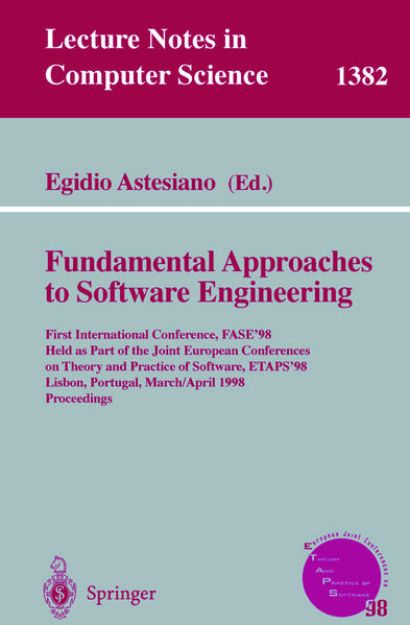 Bild von Fundamental Approaches to Software Engineering von Egidio (Hrsg.) Astesiano