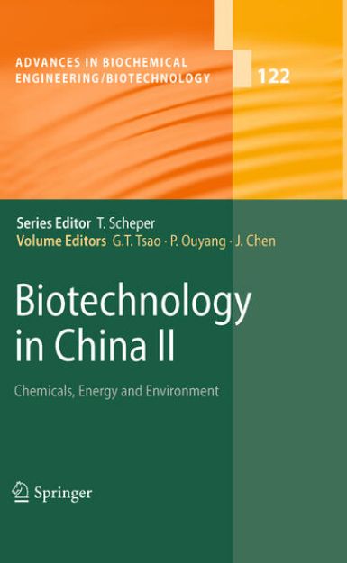 Bild von Biotechnology in China II von G. T. (Hrsg.) Tsao