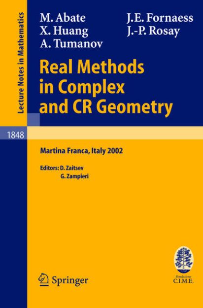 Bild von Real Methods in Complex and CR Geometry von Jean-Pierre Rosay