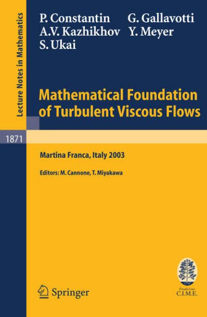 Bild zu Mathematical Foundation of Turbulent Viscous Flows von Yves Meyer