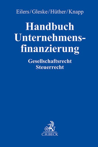 Bild von Handbuch Unternehmensfinanzierung von Stephan (Hrsg.) Eilers