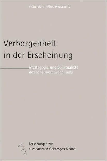 Bild von Verborgenheit in der Erscheinung von Karl Matthäus Woschitz