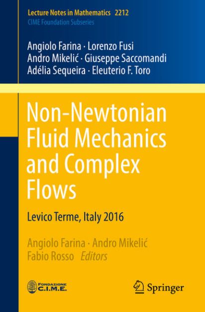 Bild von Non-Newtonian Fluid Mechanics and Complex Flows von Angiolo Farina