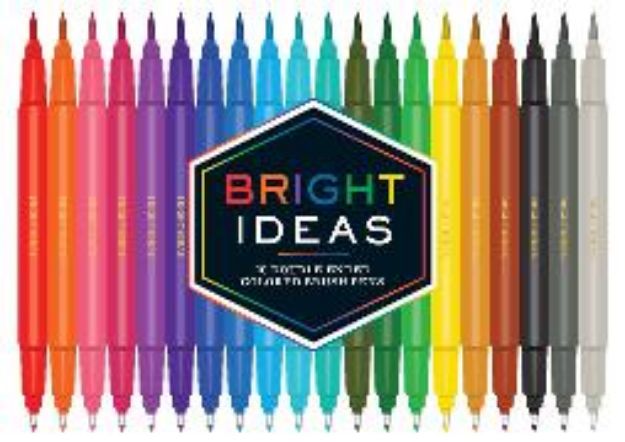 Bild von Bright Ideas: 20 Double-Ended Colored Brush Pens von Chronicle Books (Geschaffen)