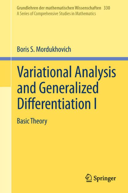 Bild von Variational Analysis and Generalized Differentiation I von Boris S. Mordukhovich