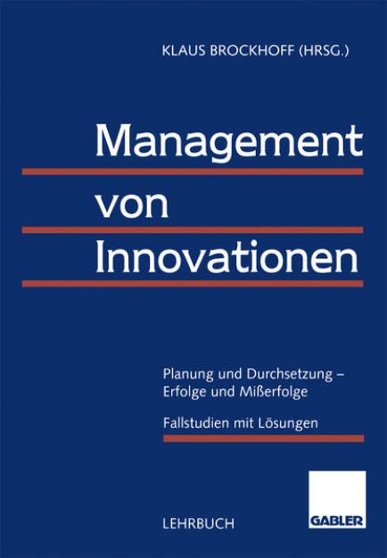 Bild von Management von Innovationen von Klaus (Hrsg.) Brockhoff