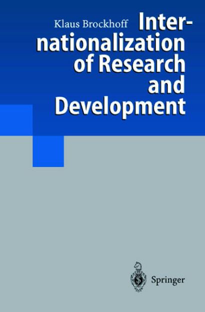 Bild von Internationalization of Research and Development von Klaus Brockhoff