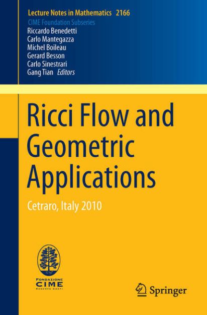 Bild von Ricci Flow and Geometric Applications von Michel Boileau