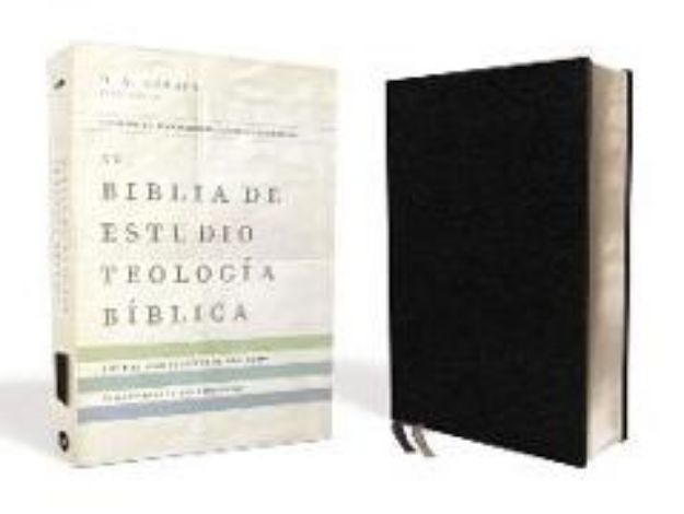 Bild von NVI, Biblia de Estudio Teología Bíblica, Interior a cuatro colores, Piel reciclada, Negro von Vida