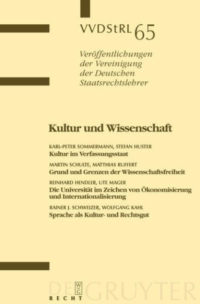 Bild von Kultur und Wissenschaft von Karl-Peter Sommermann