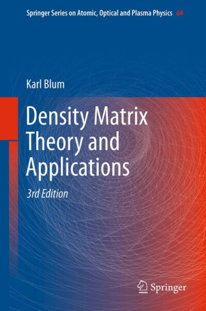 Bild von Density Matrix Theory and Applications von Karl Blum