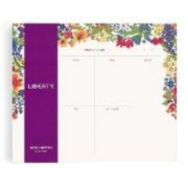 Bild von Liberty Margaret Annie Weekly Notepad von Liberty of London Ltd (Illustr.)