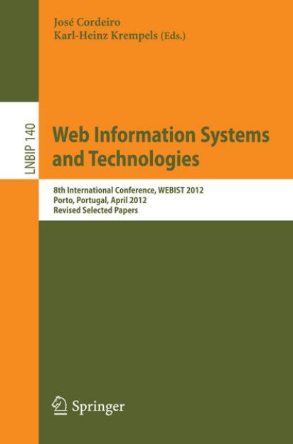 Bild von Web Information Systems and Technologies von Karl-Heinz (Hrsg.) Krempels