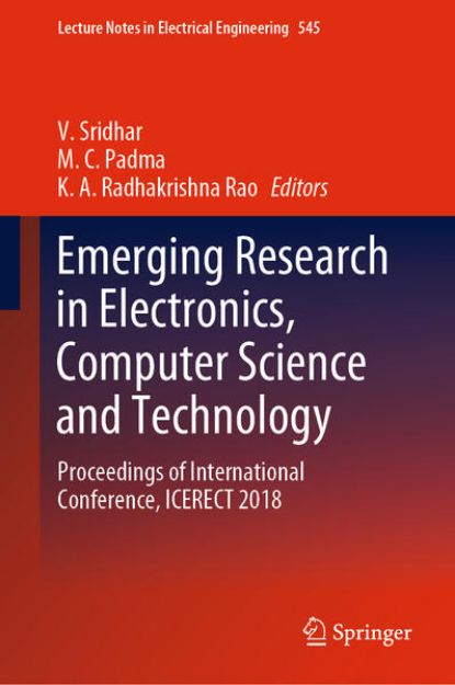 Bild von Emerging Research in Electronics, Computer Science and Technology von V. (Hrsg.) Sridhar