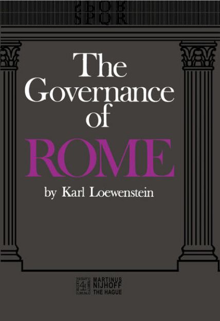 Bild von The Governance of ROME von K. Loewenstein