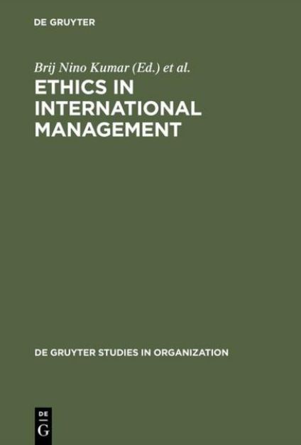 Bild von Ethics in International Management von Horst (Hrsg.) Steinmann