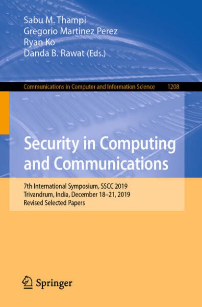 Bild von Security in Computing and Communications von Sabu M. (Hrsg.) Thampi