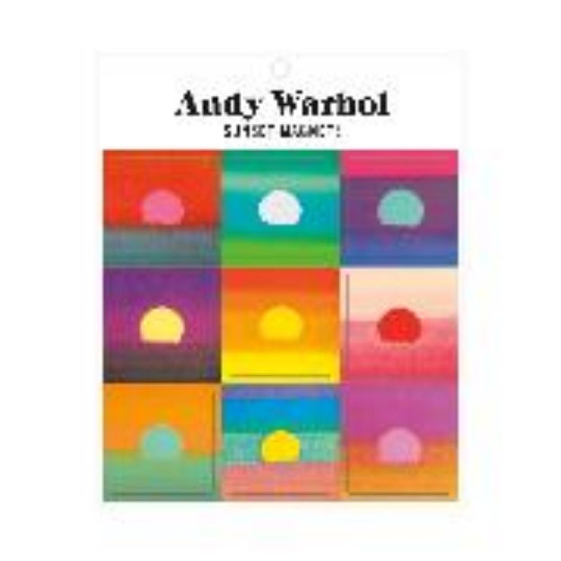 Bild von Andy Warhol Sunset Magnets von Galison (Geschaffen)