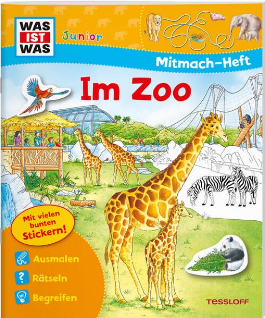 Bild von WAS IST WAS Junior Mitmach-Heft Zoo von Tatjana Marti