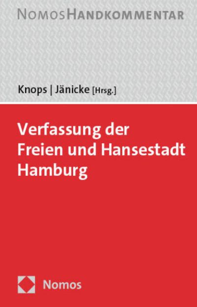 Bild von Verfassung der Freien und Hansestadt Hamburg von Kai-Oliver (Hrsg.) Knops