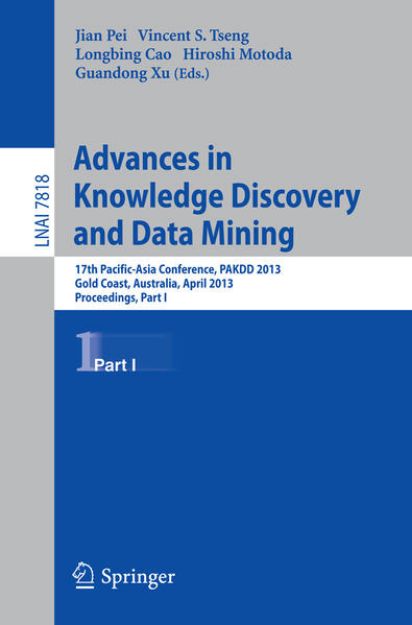 Bild von Advances in Knowledge Discovery and Data Mining von Jian (Hrsg.) Pei