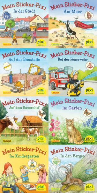 Bild von Pixi-Box 199: Meine Sticker-Pixis (8x8 Exemplare)