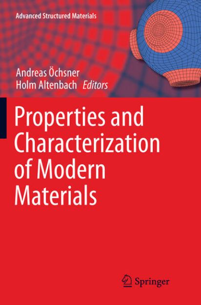 Bild von Properties and Characterization of Modern Materials von Andreas (Hrsg.) Öchsner