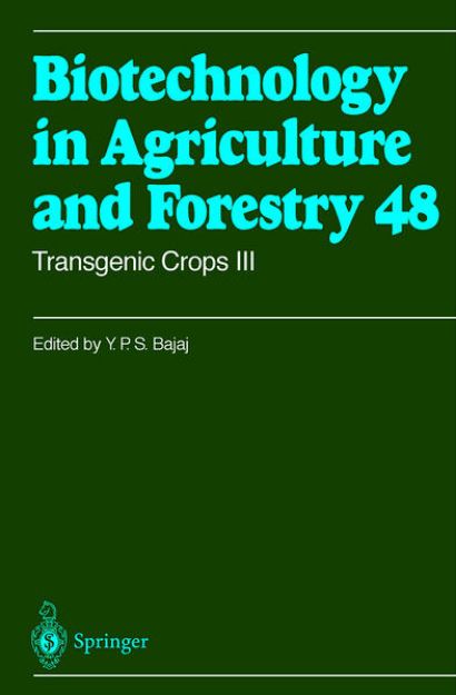 Bild von Transgenic Crops III von Y.P.S. (Hrsg.) Bajaj