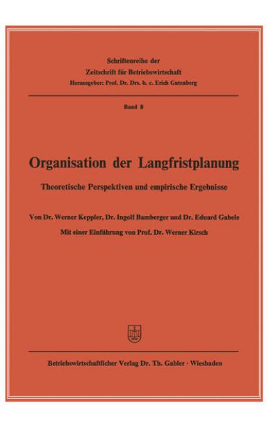 Bild von Organisation der Langfristplanung von Werner Keppler