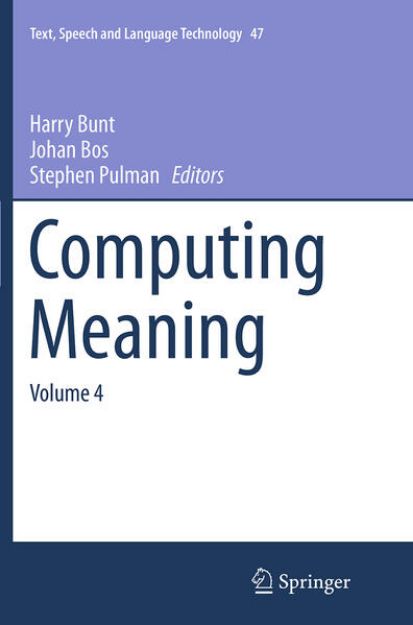 Bild von Computing Meaning von Harry (Hrsg.) Bunt