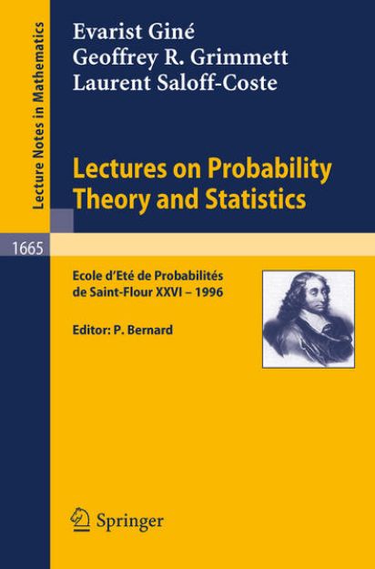 Bild von Lectures on Probability Theory and Statistics von Evarist Giné