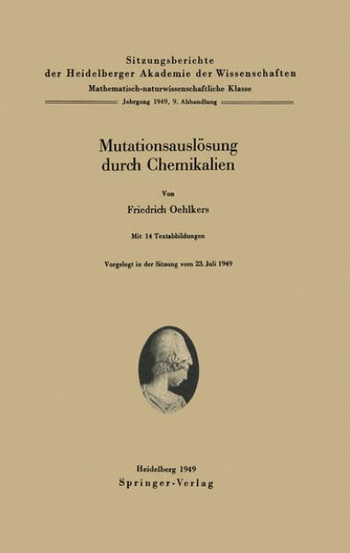 Bild von Mutationsauslösung durch Chemikalien von F. Oehlkers