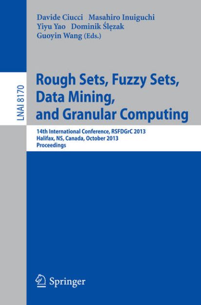 Bild von Rough Sets, Fuzzy Sets, Data Mining, and Granular Computing von Davide (Hrsg.) Ciucci