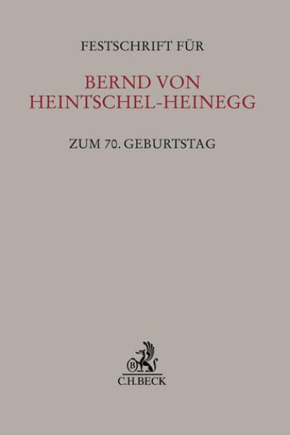 Bild von Festschrift für Bernd von Heintschel-Heinegg von Jan (Hrsg.) Bockemühl