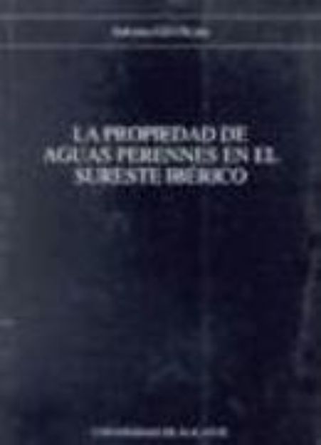 Bild von La propiedad de las aguas perennes en el sureste ibérico von Antonio Gil Olcina