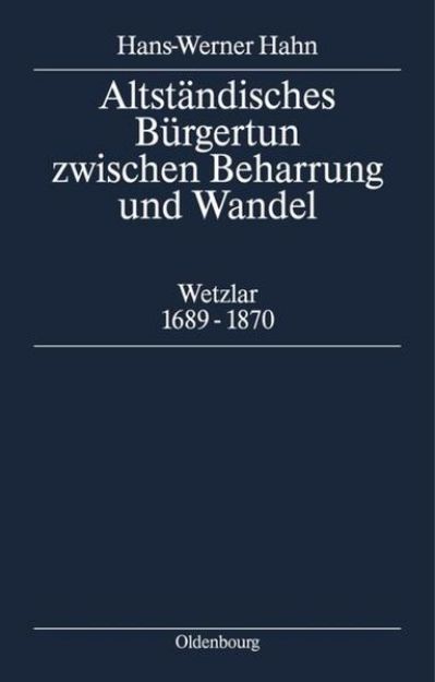 Bild von Altständisches Bürgertum zwischen Beharrung und Wandel von Hans-Werner Hahn