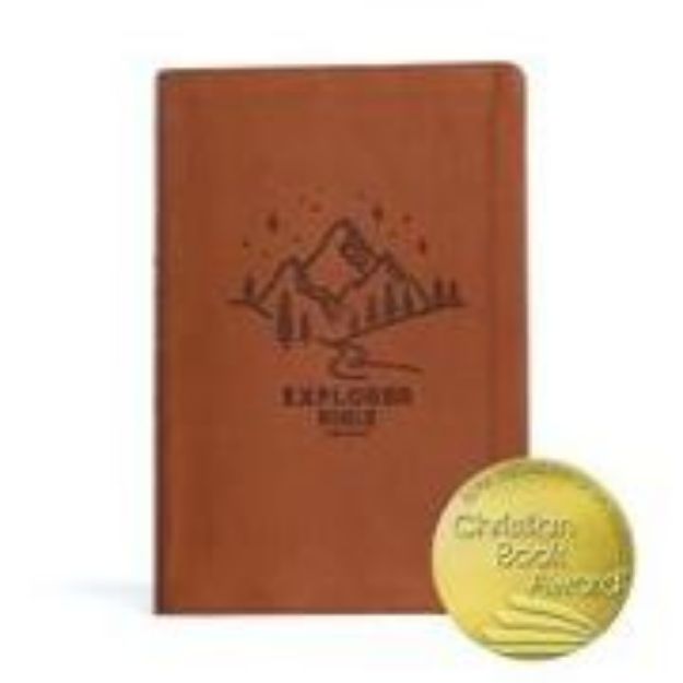 Bild von CSB Explorer Bible for Kids, Brown Mountains Leathertouch von Csb Bibles By Holman