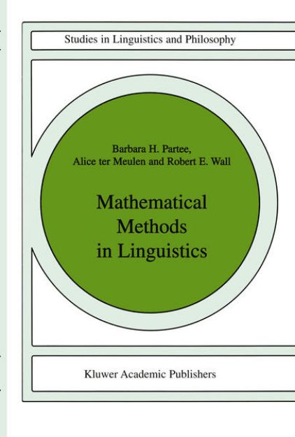 Bild zu Mathematical Methods in Linguistics von Barbara B. H. Partee