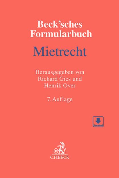 Bild von Beck'sches Formularbuch Mietrecht von Henrik (Hrsg.) Over